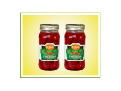 Canned cherries