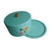 empty printed food grade round wedding cake boxes