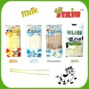 Milk long plastic candy stick