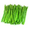 New green asparagus and frozen vegetables