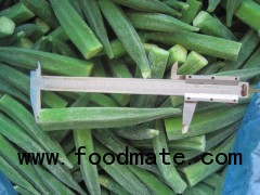 IQF frozen okra