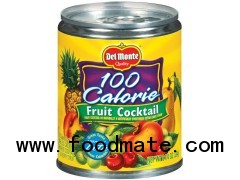 DEL MONTE 100 Calorie Fruit Cocktail In Extra Light Syrup W/Pull-Top Lid 8.25OZ CAN