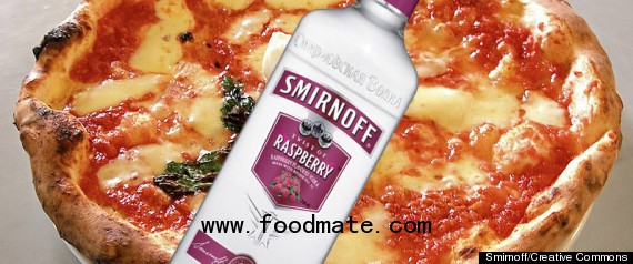 alcoholic pizza