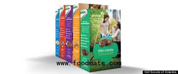 girl scout cookie boxes