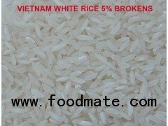 vietnamese long grain white rice 5% broken