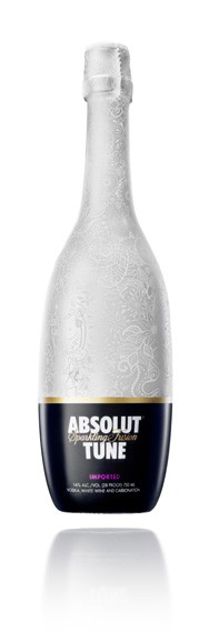 Absolut's white wine and Vodka