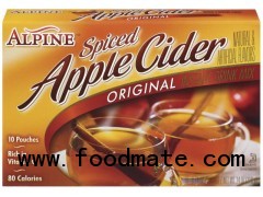 ALPINE Drink Mix Spiced Apple Cider Original Instant 10CT BOX