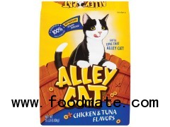 ALLEY CAT Dry Cat Food Chicken & Tuna 15LB BAG