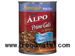 Dog Food Prime Cuts Homestyle W/Beef In Gravy