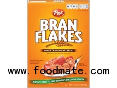 BRAN FLAKES CEREAL WHOLE GRAIN WHEAT 16OZ BOX