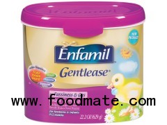 ENFAMIL GENTLEASE Infant Formula Powder For Fussiness & Gas Milk-Based W/Iron 22.2OZ PLASTIC TUB