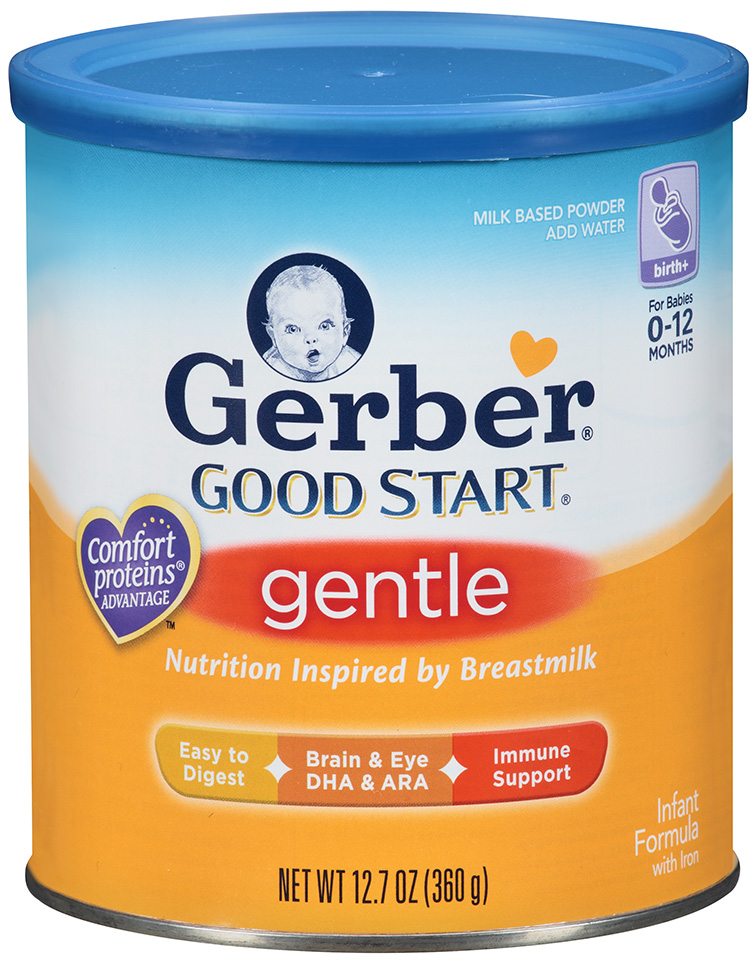 GERBER GOOD START Infant Formula Gentle Powder 0-12 months 12.7OZ CANISTER