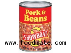 SHOWBOAT Pork & Beans In Tomato Sauce 15OZ CAN