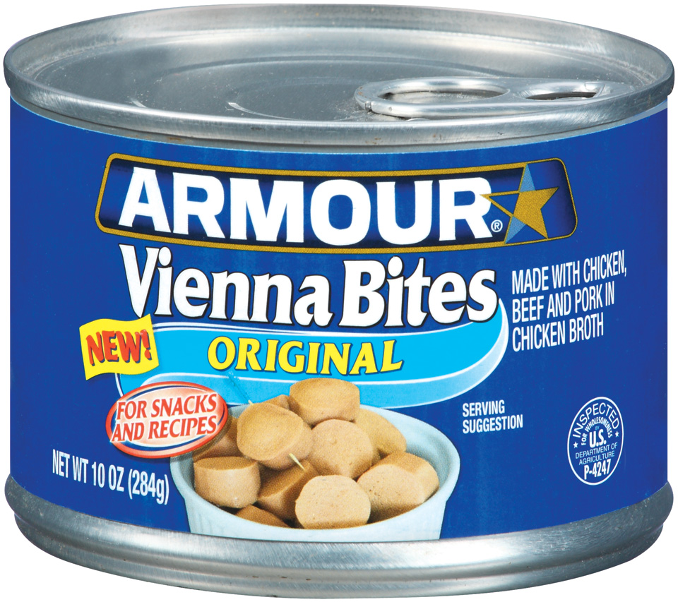 ARMOUR Vienna Bites Original 10OZ PULL-TOP CAN