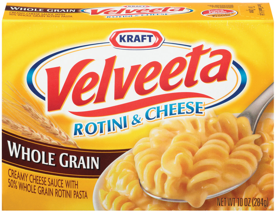 KRAFT DINNERS Velveeta Rotini & Cheese Whole Grain 10OZ BOX