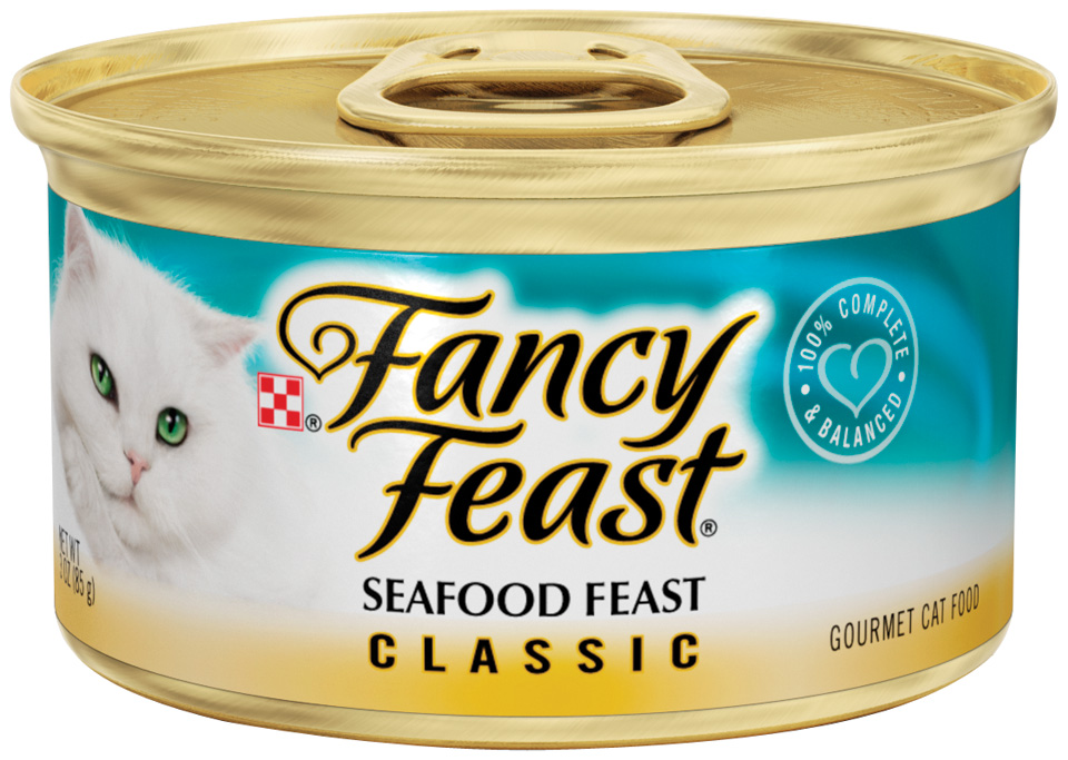 FANCY FEAST Cat Food Classic Seafood Feast (PS #1221063) 3OZ CAN