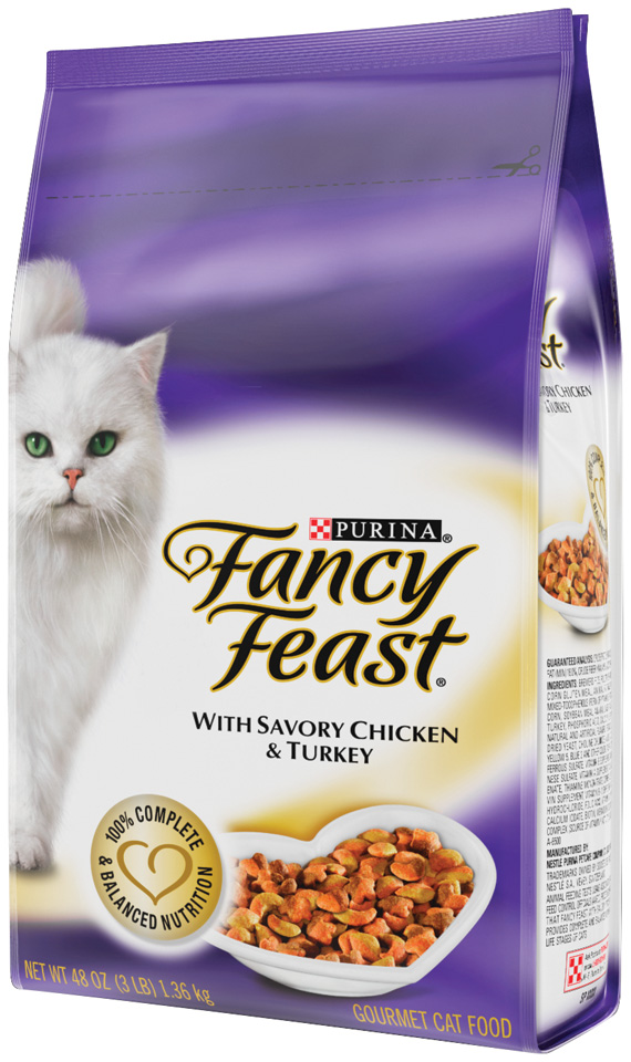 FANCY FEAST DRY Cat Food W/Savory Chicken & Turkey (PS #5092467) 3LB BAG