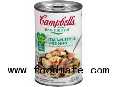 CAMPBELL'S 100% NATURAL RTS Soup Healthy Request Italian-Style Wedding 18.6OZ PULL-TOP CAN