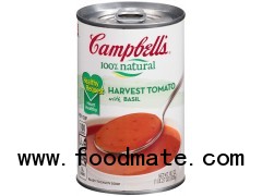 CAMPBELL'S 100% NATURAL RTS Soup Healthy Request Harvest Tomato with Basil 18.7OZ PULL-TOP CAN