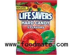 LIFE SAVERS Candy Hard 5 Flavors 12/ 6.25OZ PEG