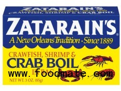 ZATARAIN'S Crawfish Shrimp & Crab Boil In Bag 3OZ BOX