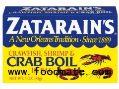 ZATARAIN'S Crawfish Shrimp & Crab Boil In Bag 3OZ BOX