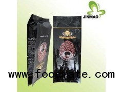 Side gusset foil coffee bags and valve for package