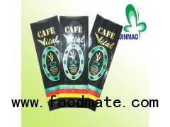 Printed plastic coffee powder pouch