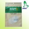 Zipper lock bottom gusset plastic bags