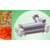 Spiral type water flowing foreign body removing machine