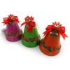 christmas bell tin, bell shaped tin box for sweet,