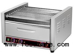 9-Roller Hot Dog Broiler & Food Warmer