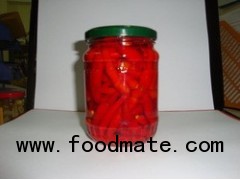 pickled red chilli 720 ml