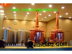 200l red copper beer equipment for hotel