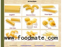 Pasta Spaghetti & Macaroni Shapes