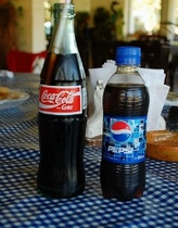 Coca cola and Pepsi