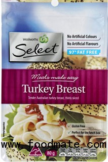  Woolworths Select Turkey Sliced