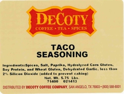 Decoty Taco Seasoning