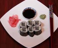 QR-code sushi