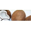 fresh brown young coconut