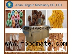 Breakfast cereal corn flakes processing line