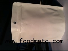Natural kraft bag with window for food