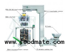 automatic weighing filling and packing machine