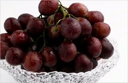 Red grapes