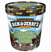 Chocolate Peppermint Crunch ice cream in US