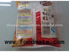 small colored aluminum foil food potato chips crisps packing pouch