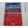 small colored aluminum plastic laminated packing pouch for food nuts chestnut