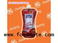 tomato ketchup packaging bag
