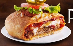 Boston's pizzaburger