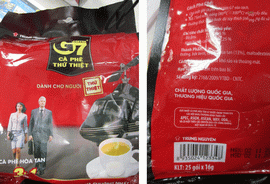 Trung Nguyen G7 brand Coffee 